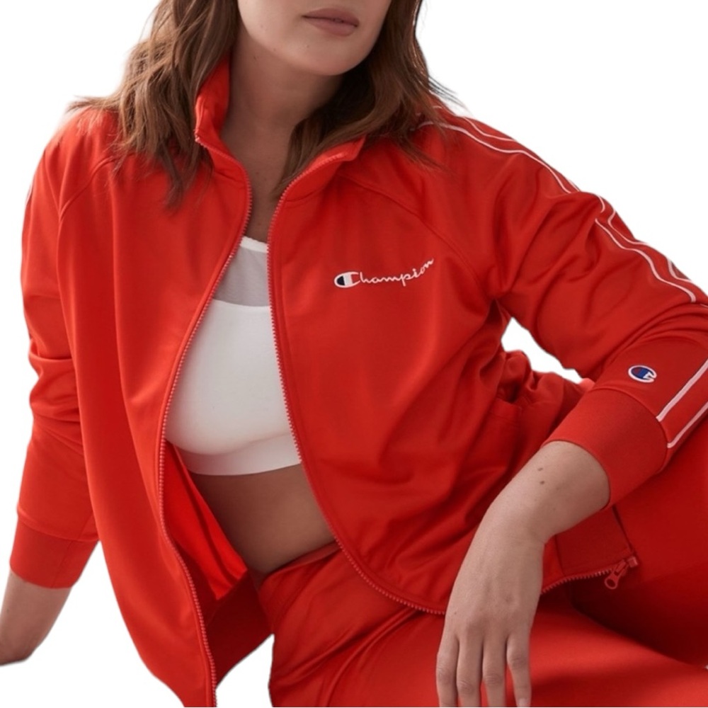 Champion Red Track Jacket